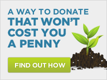 A way to donate that won't cost a penny - find out how